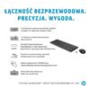 Zestaw klawiatura + mysz HP 330 Wireless Mouse and Keyboard Combo czarne 2V9E6AA