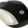 Mysz HP Wireless Mouse 200 Silk Gold bezprzewodowa czarno-złota 2HU83AA