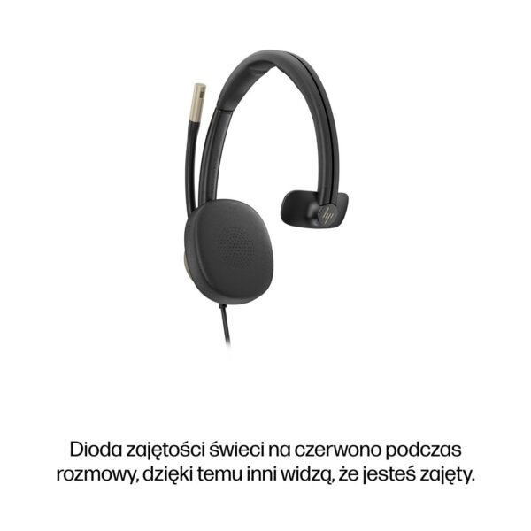 Słuchawki przewodowe HP Poly Mission 815 Monaural USB Wired Headset Słuchawki przewodowe HP Poly Mission 815 Monaural USB Wired Headset
