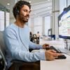 Słuchawki przewodowe HP Poly Mission 425 Stereo USB Wired Headset Classic Słuchawki przewodowe HP Poly Mission 425 Stereo USB Wired Headset Classic