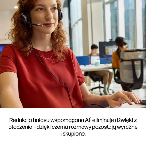 Słuchawki przewodowe HP Poly Mission 625 Stereo USB Wired Headset Słuchawki przewodowe HP Poly Mission 625 Stereo USB Wired Headset