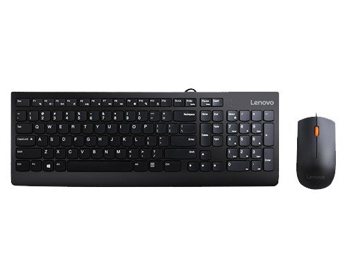 Zestaw klawiatura i mysz przewodowe Lenovo 300 USB Combo (US English) Zestaw klawiatura i mysz przewodowe Lenovo 300 USB Combo (US English)