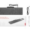 Zestaw klawiatura i mysz przewodowe Lenovo 310 USB-A Wired Combo (US English) Zestaw klawiatura i mysz przewodowe Lenovo 310 USB-A Wired Combo (US English)