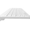 NATEC KLAWIATURA TANG US BEZPRZEWODOWA BT + 2.4GHZ CICHA SLIM BIAŁA