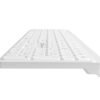 NATEC KLAWIATURA TANG US BEZPRZEWODOWA BT + 2.4GHZ CICHA SLIM BIAŁA