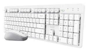 Klawiatura + mysz Trust ODY II Wireless White US Klawiatura + mysz Trust ODY II Wireless White US