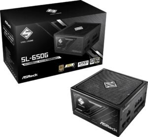Zasilacz ASRock STEEL LEGEND 650W 80 Plus Gold Zasilacz ASRock STEEL LEGEND 650W 80 Plus Gold
