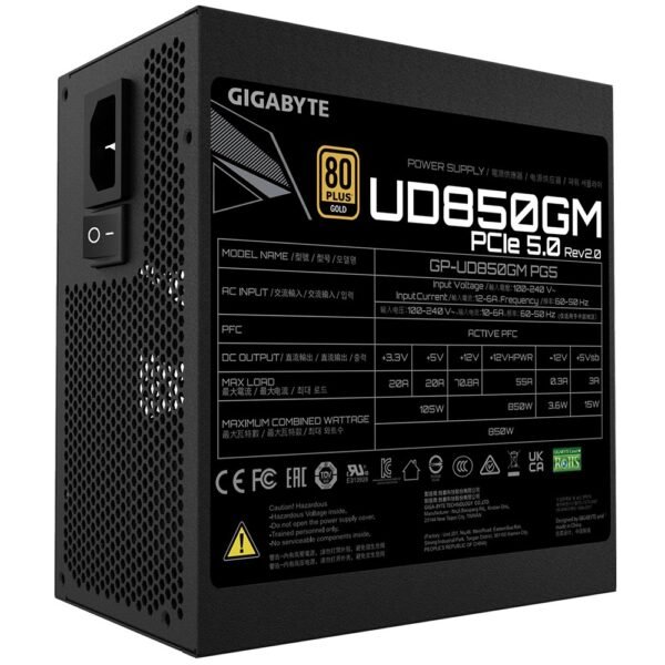 Zasilacz Gigabyte UD850GM 850W PG5 V2