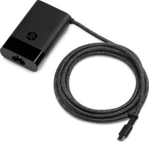 Zasilacz sieciowy HP 65W Laptop Charger USB-C czarny 671R2AA Zasilacz sieciowy HP 65W Laptop Charger USB-C czarny 671R2AA
